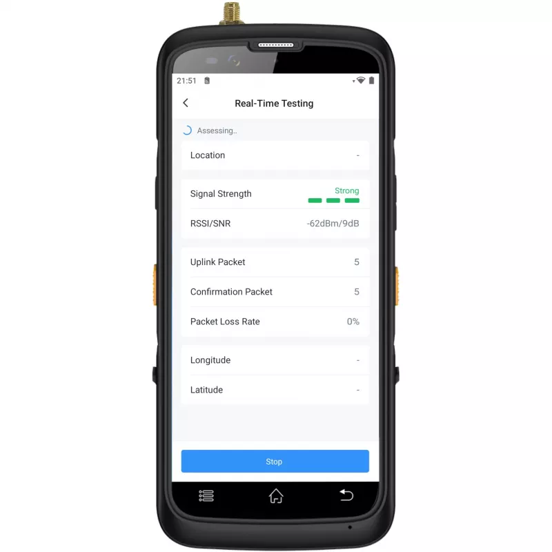 Tester di campo LoRaWAN Wi‑Fi Milesight FT101-868M — modello FT101-868M