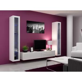 Cama supporto TV VIGO '180' 30/180/40 bianco/bianco lucido