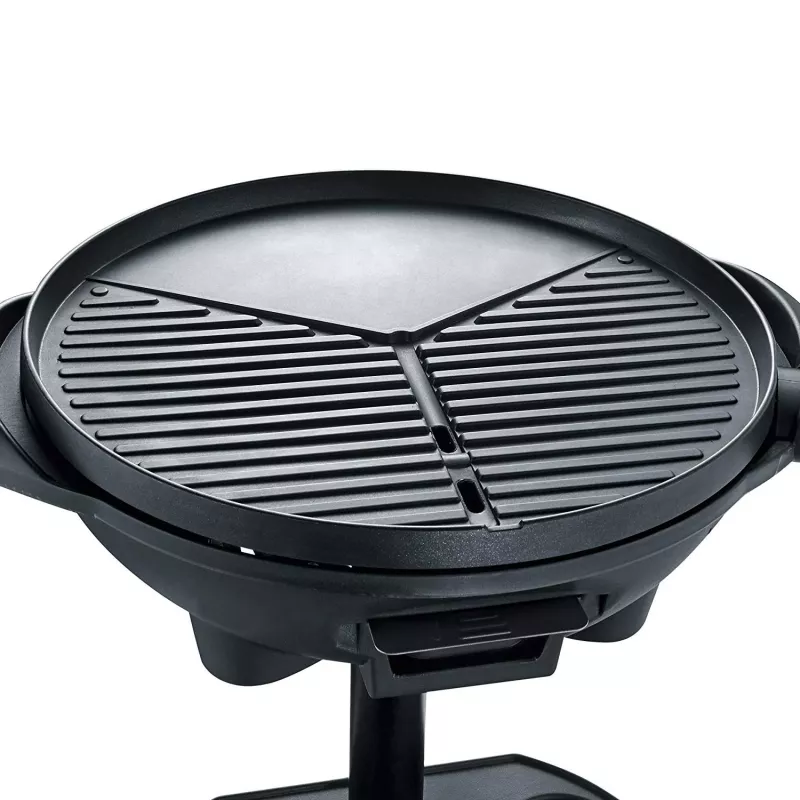Griglia da esterno elettrica stazione di cottura nera 2000 W SEVERIN PG 8541