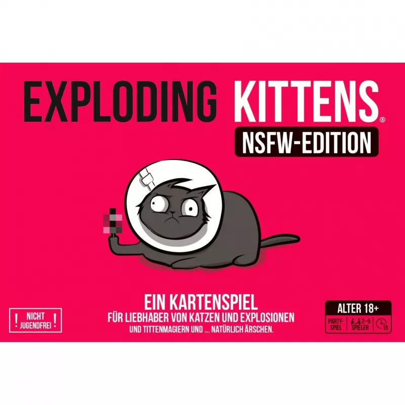 Exploding Kittens - NSFW-Edition, gioco di carte