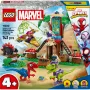 LEGO MARVEL 11200 Battaglia di Spidey e Goblin nel quartier generale della casa sull'albero con raptor