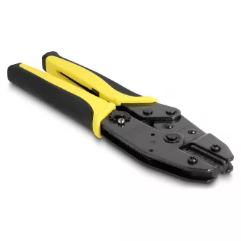 Pinza crimpatrice per cavi DeLOCK 90546 attrezzo crimpatura nero giallo 60 mm 218 mm 17 mm
