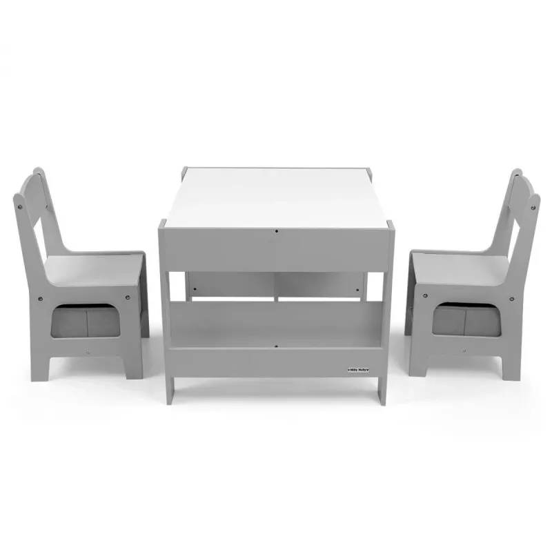 Set mobili per bambini Milly Mally Sven grigio 5489 — set compatto in grigio