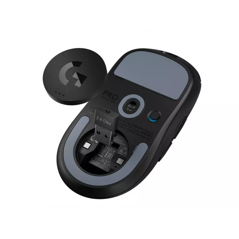 Logitech G PRO X SUPERLIGHT 2 LIGHTSPEED Mouse gaming wireless, nero