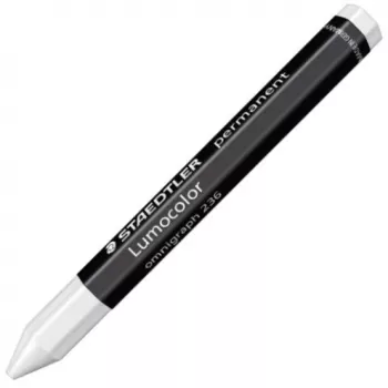 Gessetto per firmare STAEDTLER Lumocolor permanent omnigraph, gessetto universale bianco, impermeabile, anche per legno bagnato, - 12 pezzi (236-0)