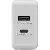 Goobay Dual USB-C™ PD (Power Delivery) caricabatterie rapido (30 W) (61674)