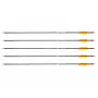 Set di frecce POE LANG D-055-B3 — frecce in fibra di vetro, 28 pollici (710 mm), nere, set da 5