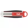 Taglierino WEDO 78 830 con lama a spezzare, impugnatura ergonomica, 1 pz., nero/rosso/argento