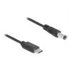 Cavo di alimentazione USB Type-C DeLOCK 1 m 5,5 x 2,1 mm connettore maschio 5 V 1,5 A