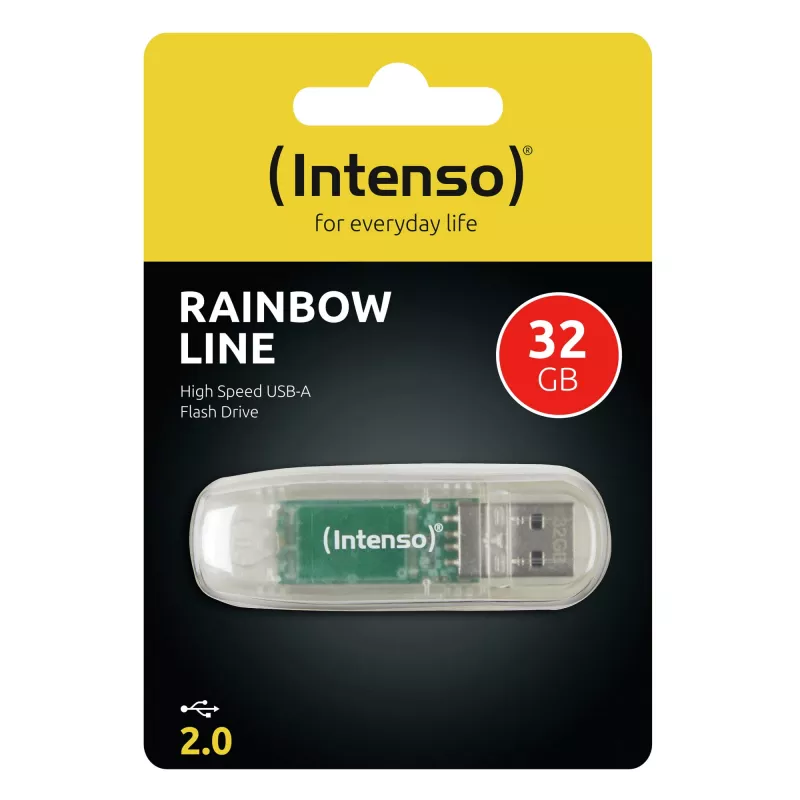 Chiavetta USB flash USB2 32GB/TRANSPARENT 3502480 INTENSO