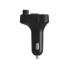Trasmettitore FM SAVIO, Bluetooth 5.3, caricabatterie QC 3.0, display LED, Bass Boost, TR-15, nero
