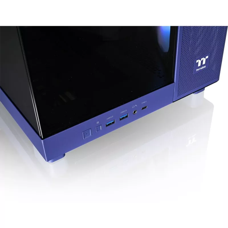 View 380 XL TG ARGB, case tower viola, vetro temperato x 2