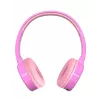 Denver BTH-106P cuffie over-ear per bambini, cablate e wireless (Bluetooth), rosa