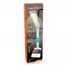 Media-Tech MT222 Leditou lampada da scrivania LED con caricatore wireless Qi da 15 W, orologio, sveglia, termometro, bianca
