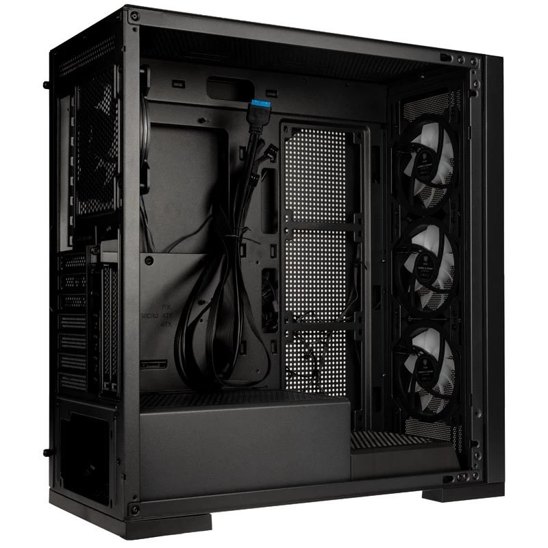 Case per computer Kolink UNITY MESHBAY ARGB Midi Tower nero