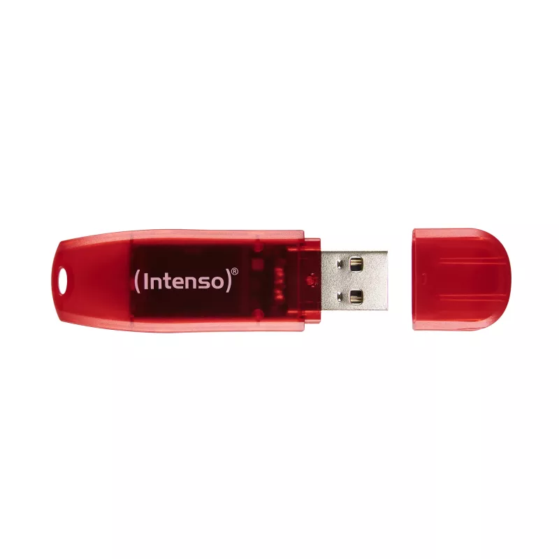 Chiavetta USB Intenso 128 GB USB Type-A 2.0 Rosso Trasparente