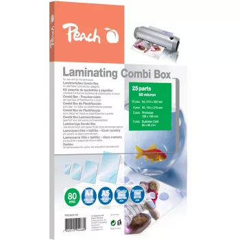 Peach PPC500-02 pellicole per laminazione 50 pezzi