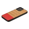 Custodia per cellulare Man and Wood per iPhone 12 / 12 Pro — spina di pesce azalea nero