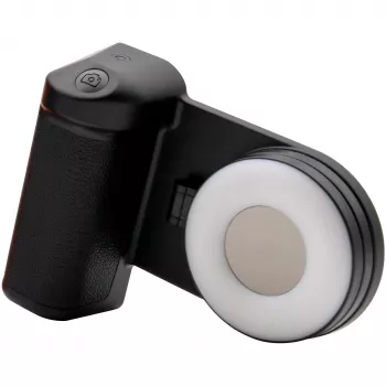Luce selfie RealPower Selfie MagFree LED nero bianco ABS PU