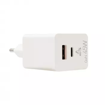 SBOX Home Charger HC-45 45W GaN caricabatterie da parete dual-input