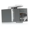 Keystone-Kupplung Ubiquiti UACC-Keystone-Coupler-C6A piatto acciaio inox RJ-45