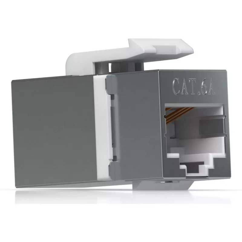 Keystone-Kupplung Ubiquiti UACC-Keystone-Coupler-C6A piatto acciaio inox RJ-45