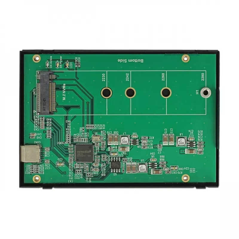 Case per SSD DeLOCK 42609 nero M.2