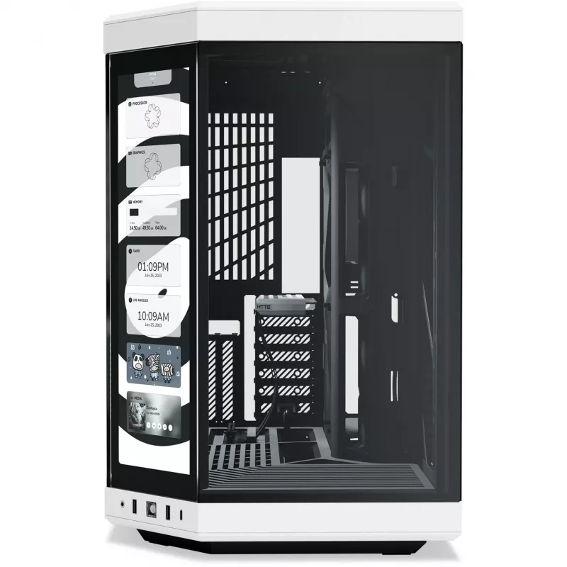 HYTE Y70 Touch Infinite Midi Tower nero, bianco
