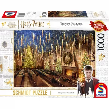 Thomas Kinkade Studios Wizarding World Harry Potter – Grande Sala, Puzzle 1000 pezzi