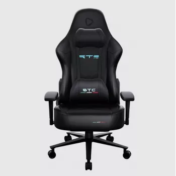 Sedia da gaming Onex RTC Embrace Hardcore nero — design ergonomico, regolabile in altezza e reclinabile