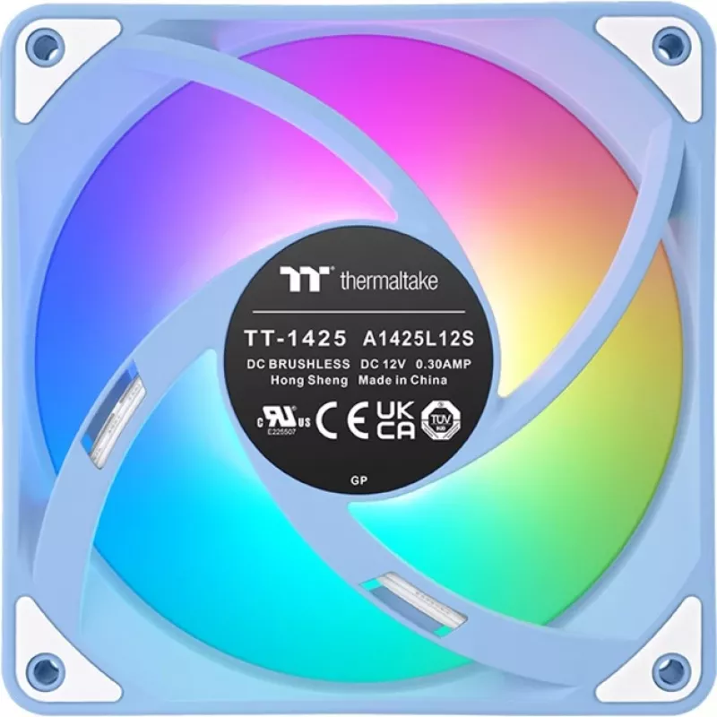 Ventola per case Thermaltake CT140 EX ARGB 140mm confezione da 3 - Hydrangea blu