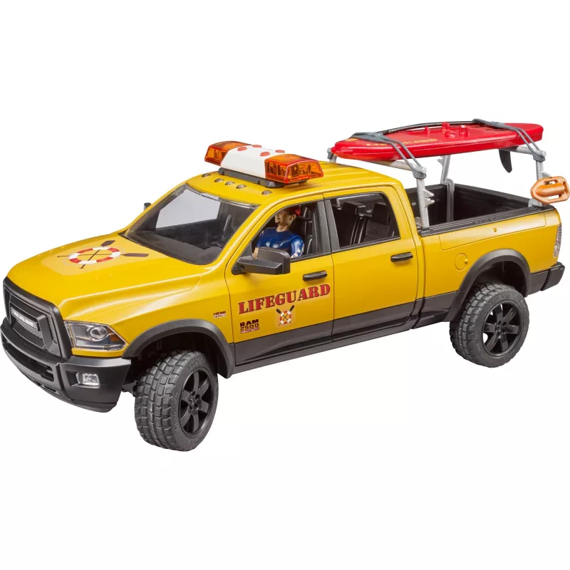 Veicolo di soccorso giocattolo con figura BRUDER 02506 — plastica ABS, età consigliata 4+