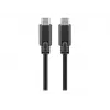Cavo Goobay USB-C™ 3.1 Generation 1, nero, 3 m - connettore maschio USB-C™ > connettore maschio USB-C™ (66509)