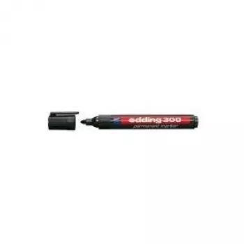 Pennarello permanente Edding 300 nero 10 pezzi