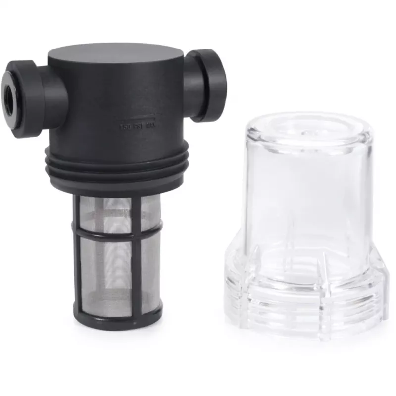 Alphacool ES Big Inline filtro antiparticolato 2x G1/4 IG, nero/trasparente (29145)