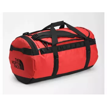 The North Face Base Camp Duffel L Borsa da viaggio 95 L poliestere nero, rosso