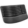 Logitech Wave Keys Office RF Wireless + Bluetooth QWERTY danese finlandese norvegese svedese grafite