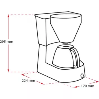 Easy, macchina per caffè filtro nero