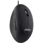 Perixx PERIMICE-519, mouse ergonomico piccolo, per destrimani, USB con filo, nero