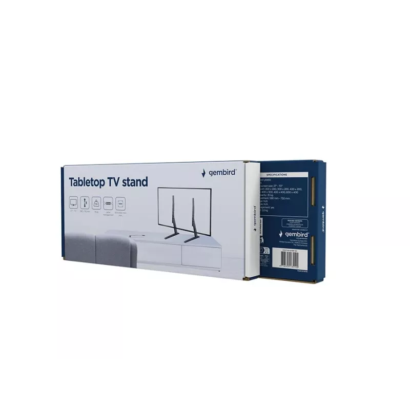 Supporto TV da tavolo Gembird TVS-D70F-01, 37 - 70, nero
