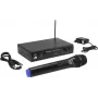 Sistema microfonico wireless Omnitronic VHF-101 — ricevitore/trasmettitore VHF monocanale a 201,60 MHz