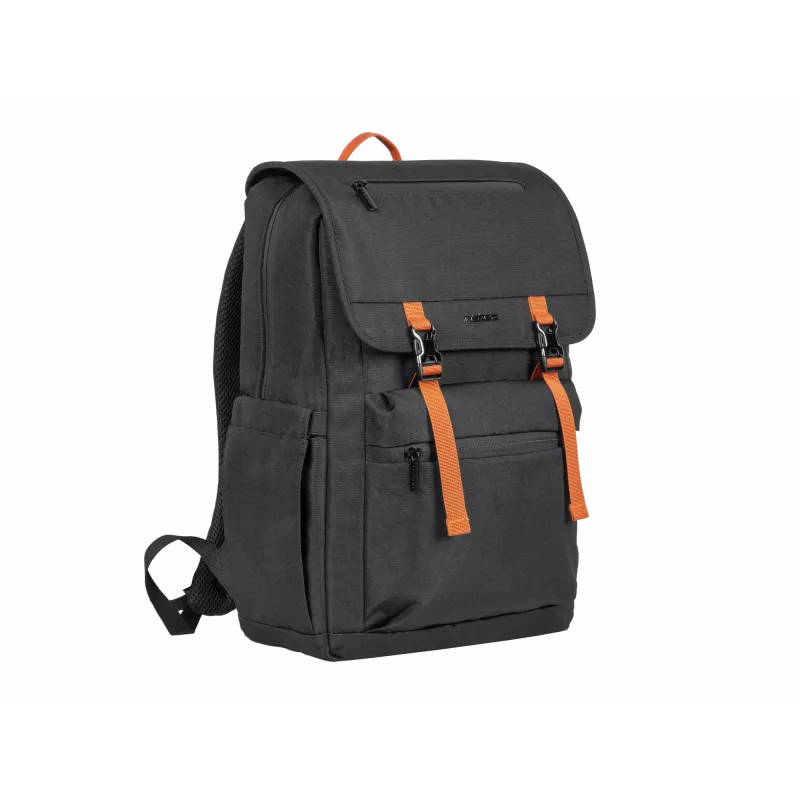 NATEC Niala Ginger Orange 39,6 cm (15,6) zaino nero