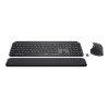 Logitech MX Keys Combo for Business - Set Tastiera e Mouse - retroilluminato - wireless - Bluetooth LE - QWERTY - GB - Grafite