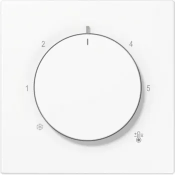 Piastra di copertura per termostato Jung LS1749BFWW – modello LS1749BFWW, versione bianca