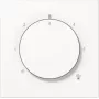 Piastra di copertura per termostato Jung LS1749BFWW – modello LS1749BFWW, versione bianca