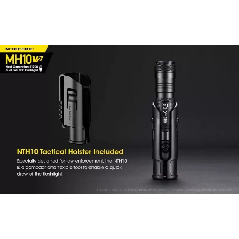 Torcia portatile Nitecore MH10 V2 nero
