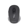 Mouse ottico wireless Bluetooth GEMBIRD MUSWB2 — per destrimani, 1600 DPI, 6 tasti, nero/grigio, batterie AAA