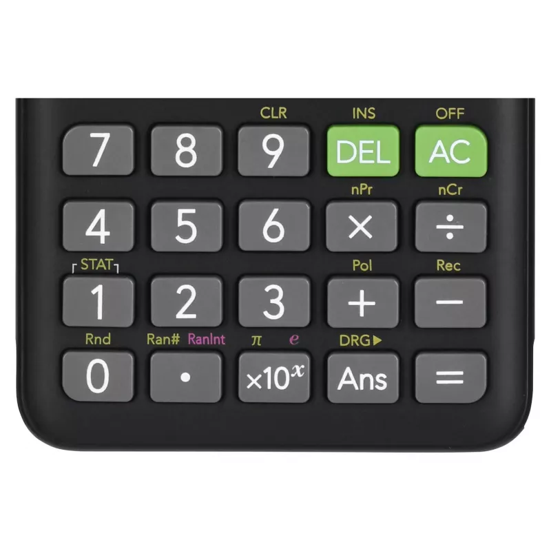 Casio FX-82ES PLUS-2 calcolatrice scientifica tascabile, 252 funzioni, 77 x 162 mm, nera