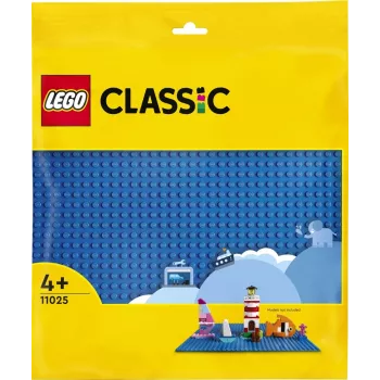 LEGO Baseplate 11025 — baseplate blu 32x32 stud, 250×250 mm