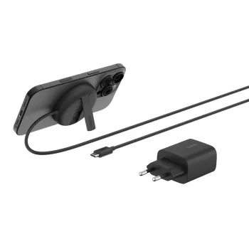 Caricabatterie wireless magnetico pieghevole Qi2 Belkin WIA011KQBK 15W (alimentatore 20W), nero